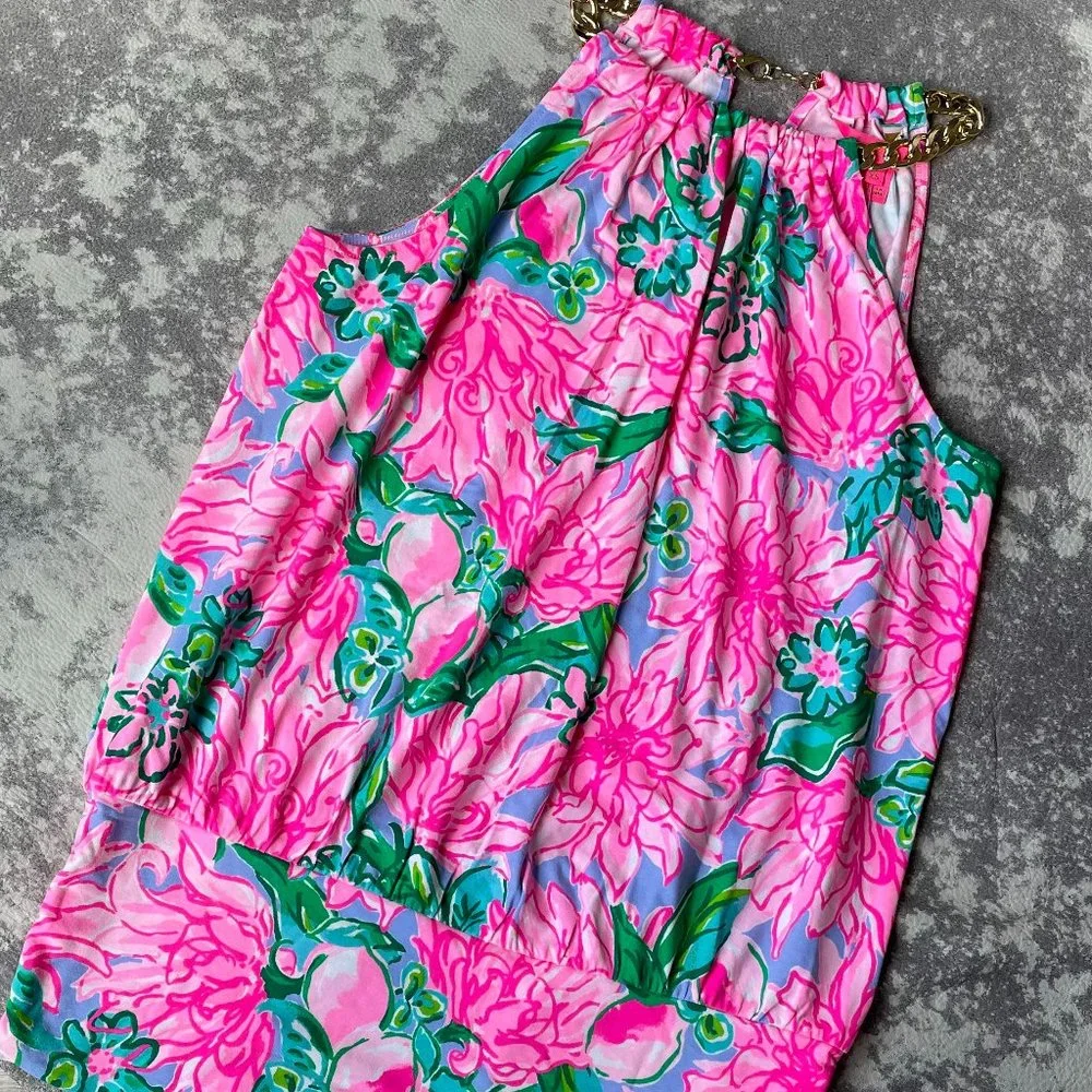 Lilly Pulitzer Bowen Top - Pink Blossom (XS) - Picture 2 of 5